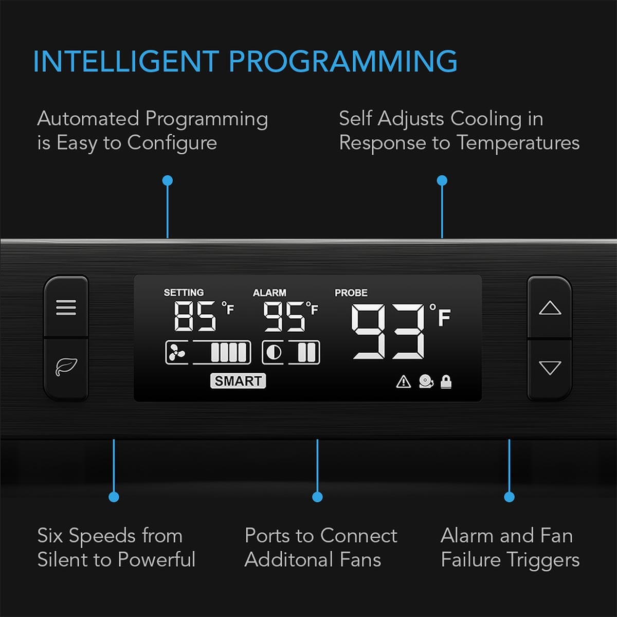 AC Infinity AC Infinity AIRCOM T10 PRO AV Component Cooling System - Front Exhaust Component Cooling