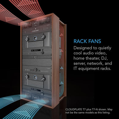 AC Infinity AC Infinity CLOUDPLATE T7-N Rack Cooling System - Front Intake - On Back Order Component Cooling