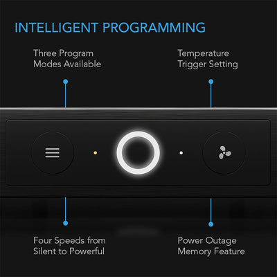 AC Infinity AC Infinity AIRCOM S9 AV Component Cooling System - Top Exhaust Component Cooling