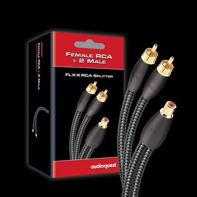 AudioQuest Audioquest F-22 FLX-X RCA Splitter (Female to 2 Male) RCA Interconnect