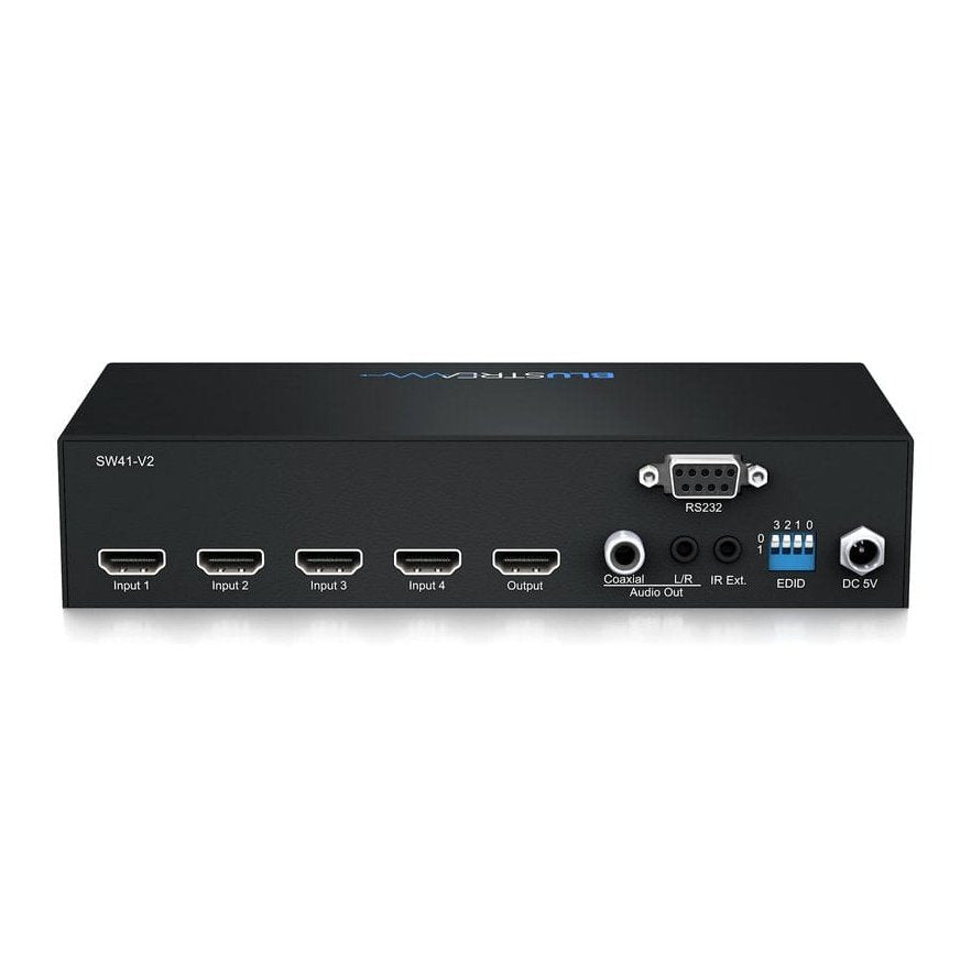 Blustream 4-Way 4K HDMI 2.0 HDCP 2.2 Switch HDMI Switch