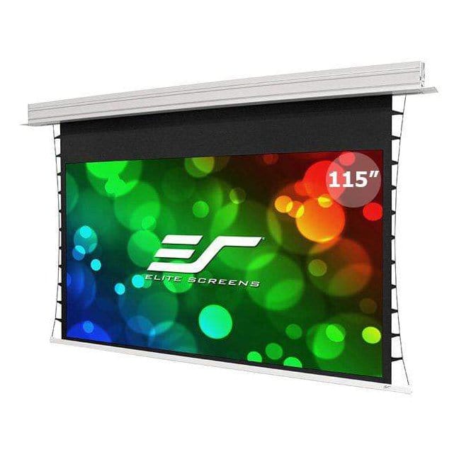 Elite Screens Elite 115" Evanesce Tab Tension ALR Projector Screen In-Ceiling 16:9 Projector Screens