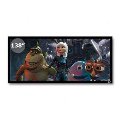 Elite Screens Elite 138" Cinescope Projector Screen 2.35:1 Projector Screens