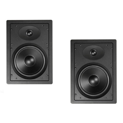 Encel Encel 8" In-Wall Speakers Pair - Home Theatre or Music In-Wall Speakers