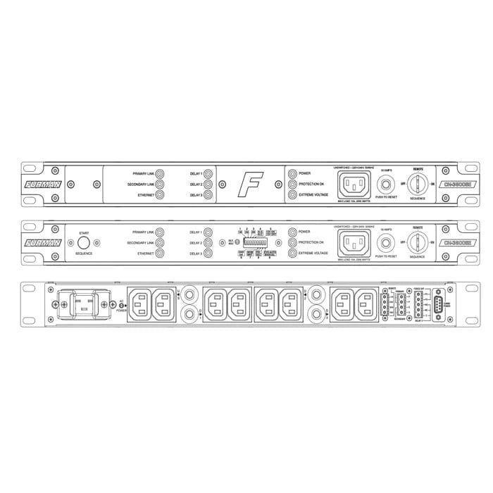Furman Furman CN3600 SE Smart Sequencer Power Conditioner Power Conditioning