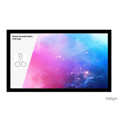 Helsyn Helsyn 120" Acoustic Projector Screen 16:9 Woven - R120FFW Projector Screens