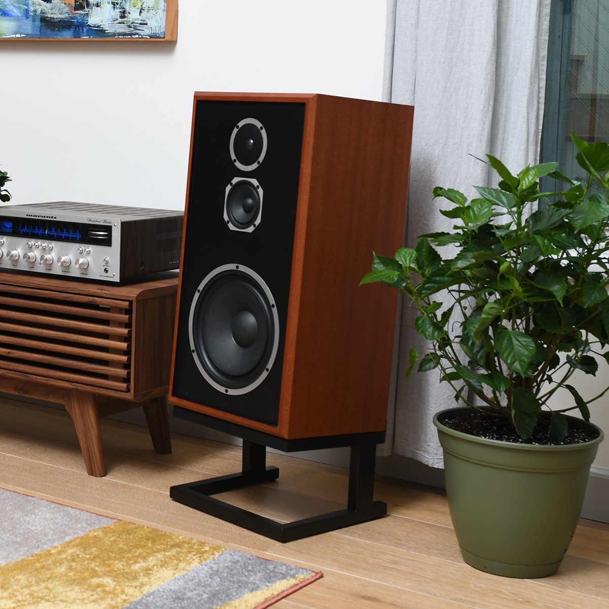 KLH Audio KLH AUDIO Model Five 3-way 10” Acoustic Suspension Floorstanding Speaker - Pair Floor Standing Speakers