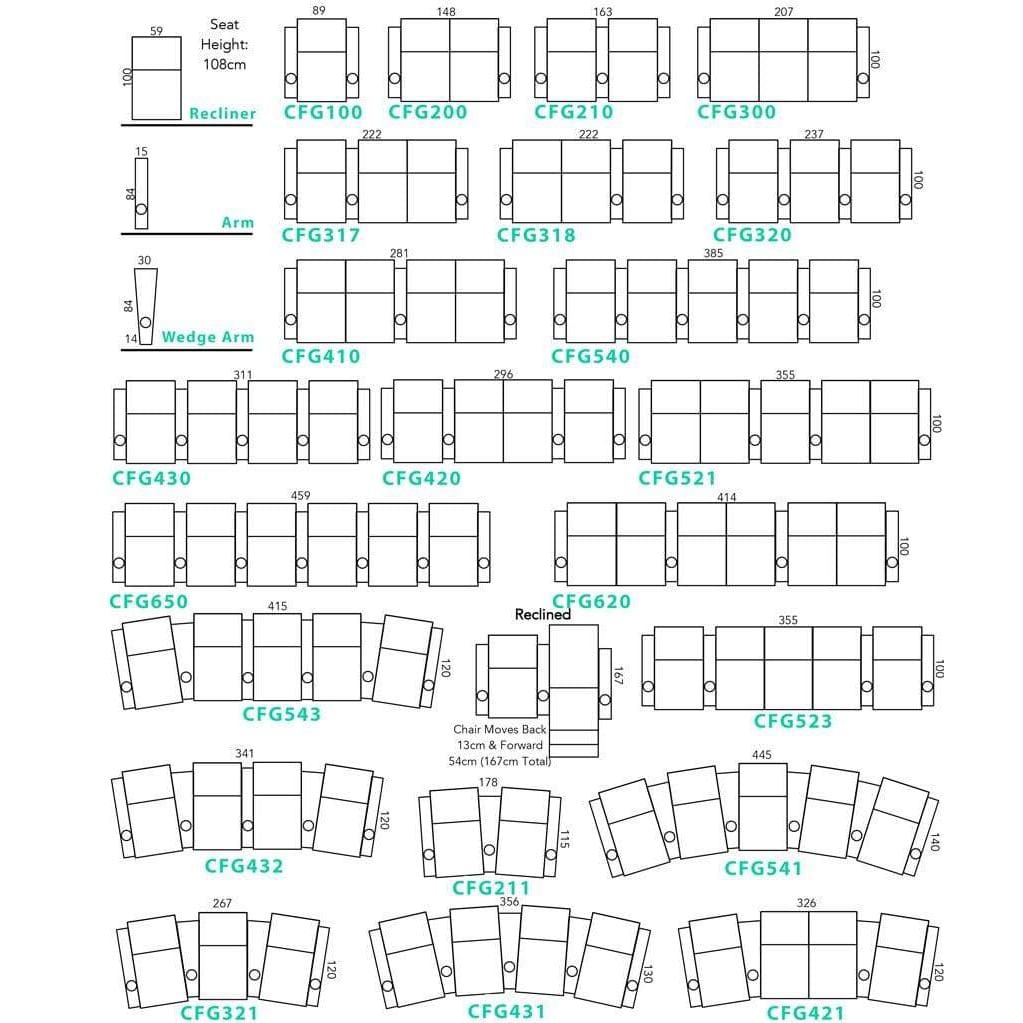 Manhattan Manhattan Home Theatre Recliners Cinema Seating - Brooklyn Pro Home Theatre Seating