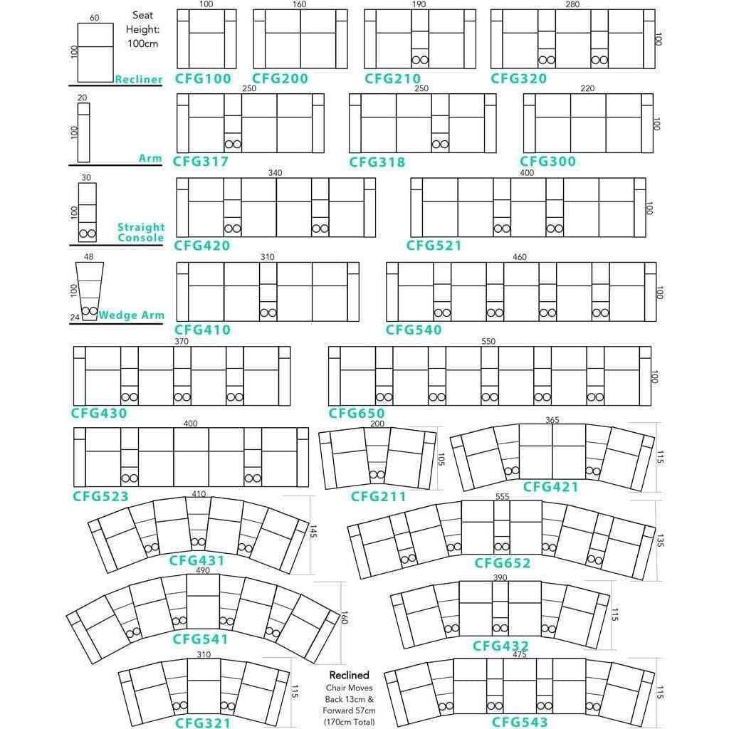 Manhattan Manhattan Home Theatre Recliners Cinema Seating - Comfort Home Theatre Seating