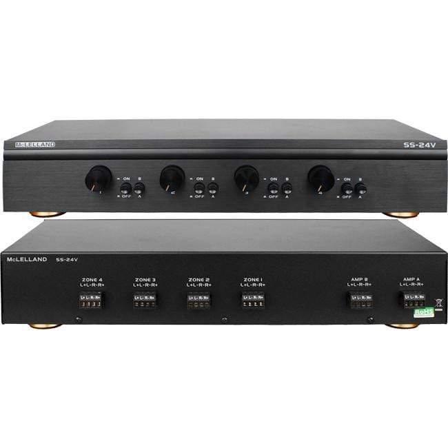 Mclelland SS24V 4-Way Speaker Selector with Volume Control