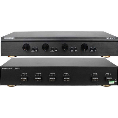 Mclelland SS24V 4-Way Speaker Selector with Volume Control