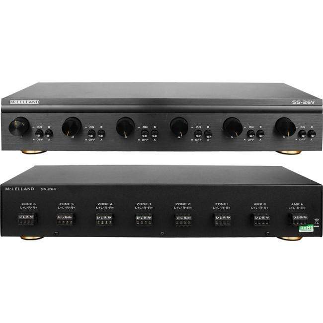Mclelland SS26V 6-Way Speaker Selector with Volume Control