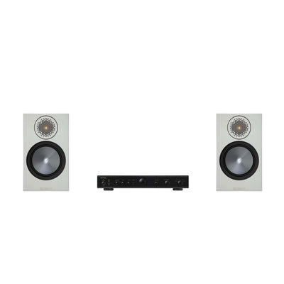 Monitor Audio Bronze 50 Speakers and Rotel Amplifier Package