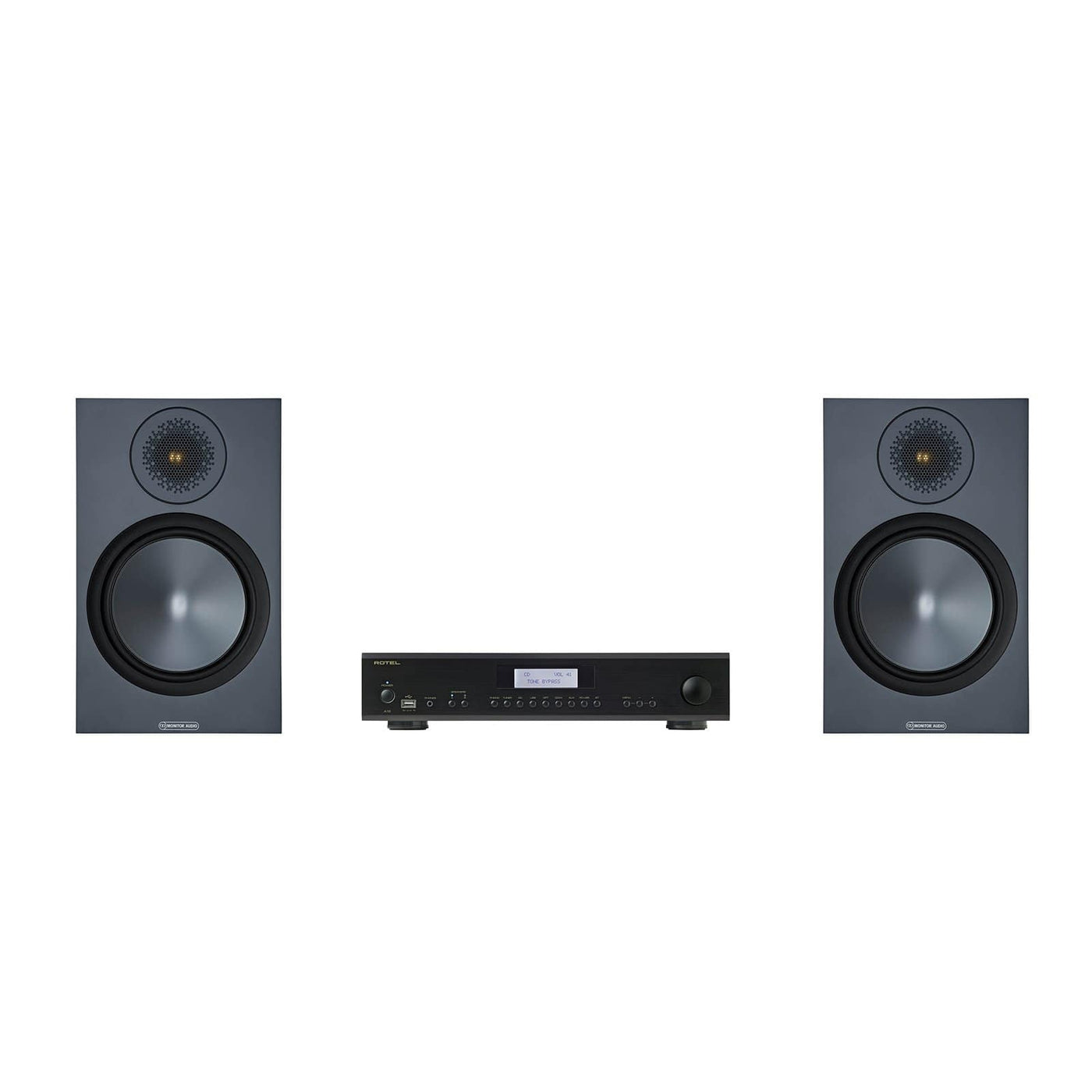Monitor Audio Monitor Audio Bronze 100 Speakers and Rotel Amplifier Package Stereo Packages
