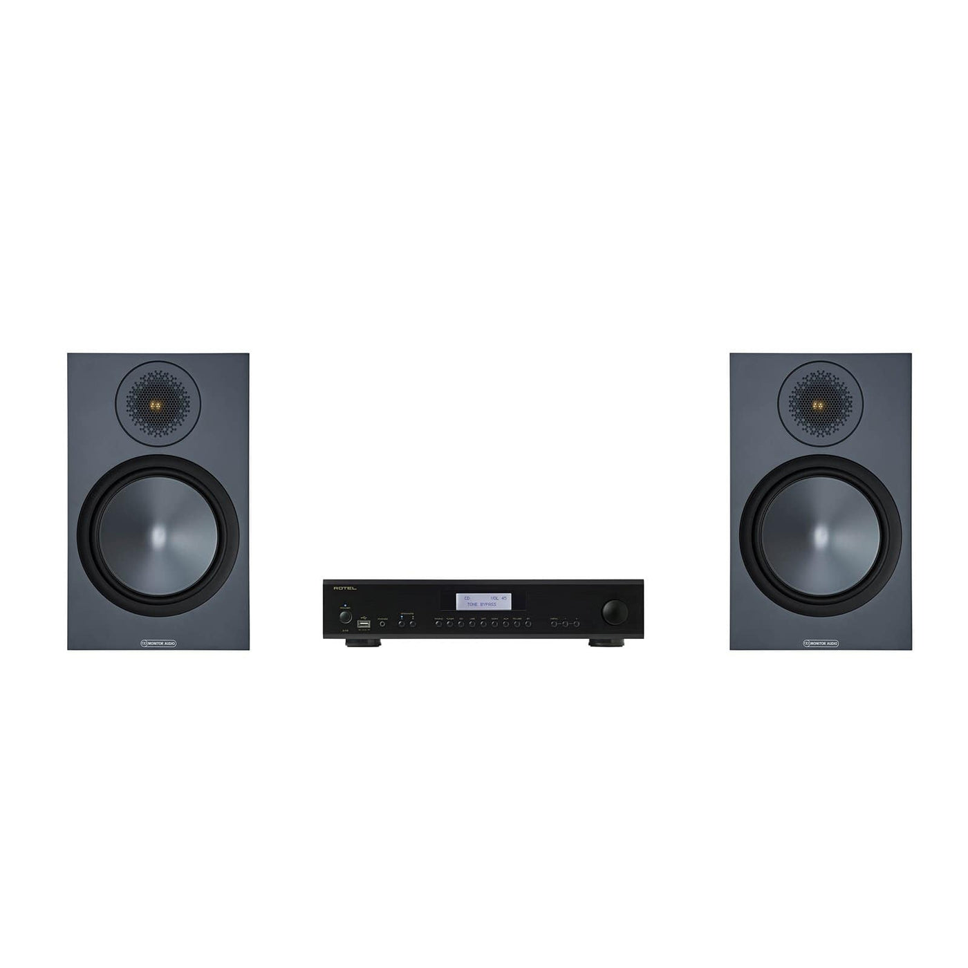 Monitor Audio Monitor Audio Bronze 100 Speakers and Rotel Amplifier Package Stereo Packages