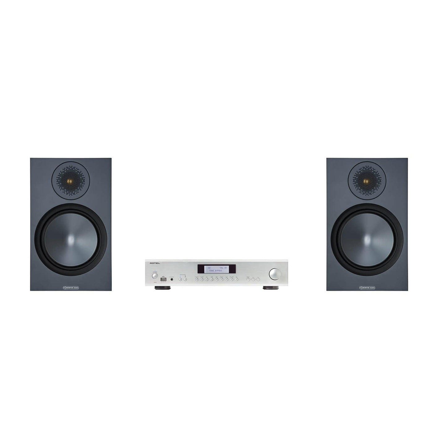 Monitor Audio Monitor Audio Bronze 100 Speakers and Rotel Amplifier Package Stereo Packages