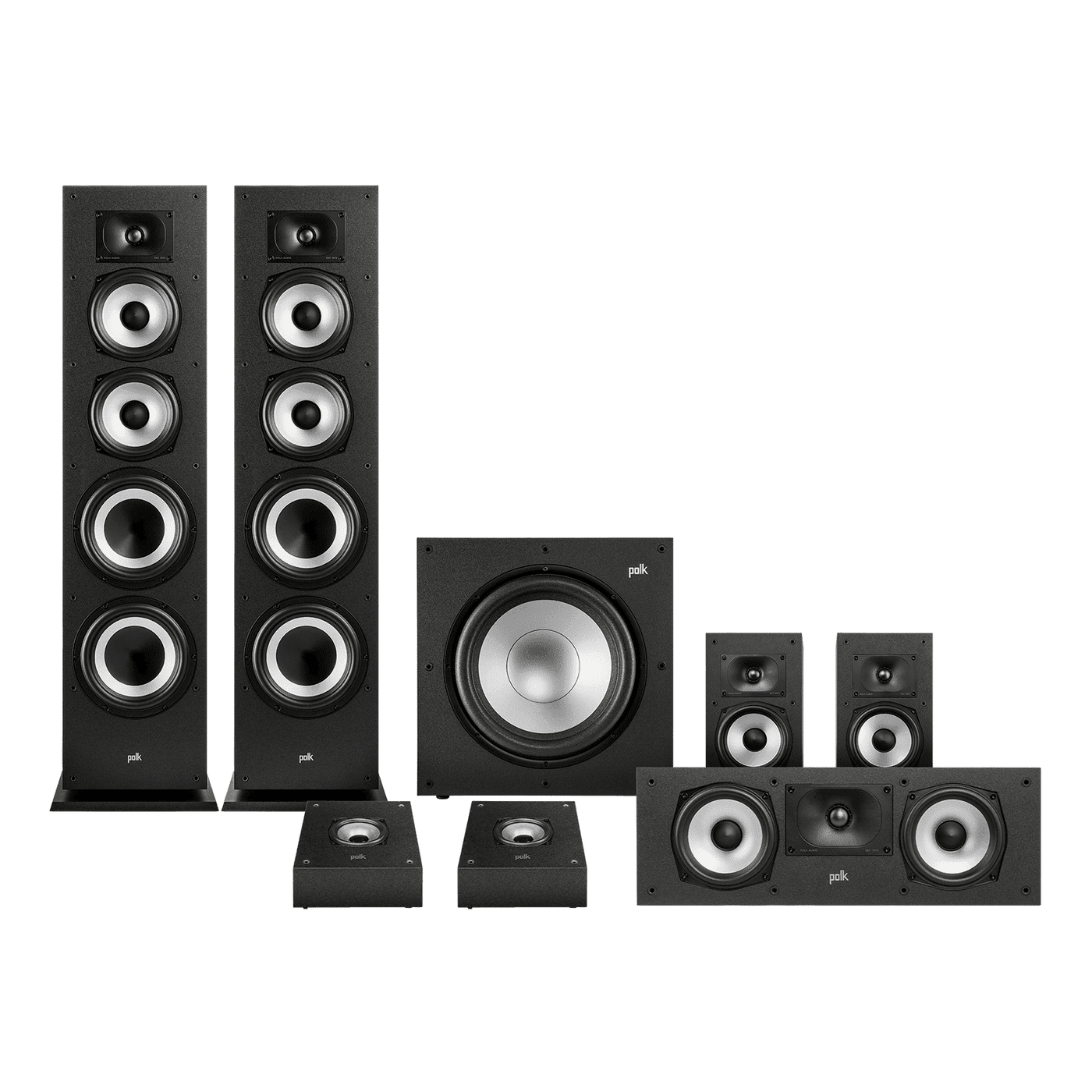 Polk Polk Audio Monitor Dolby Atmos 5.1.2 Deluxe Speaker Package Speaker Packages