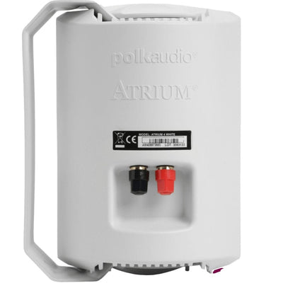 Polk Atrium 4 All Weather Outdoor Compact Speaker - White Speakers