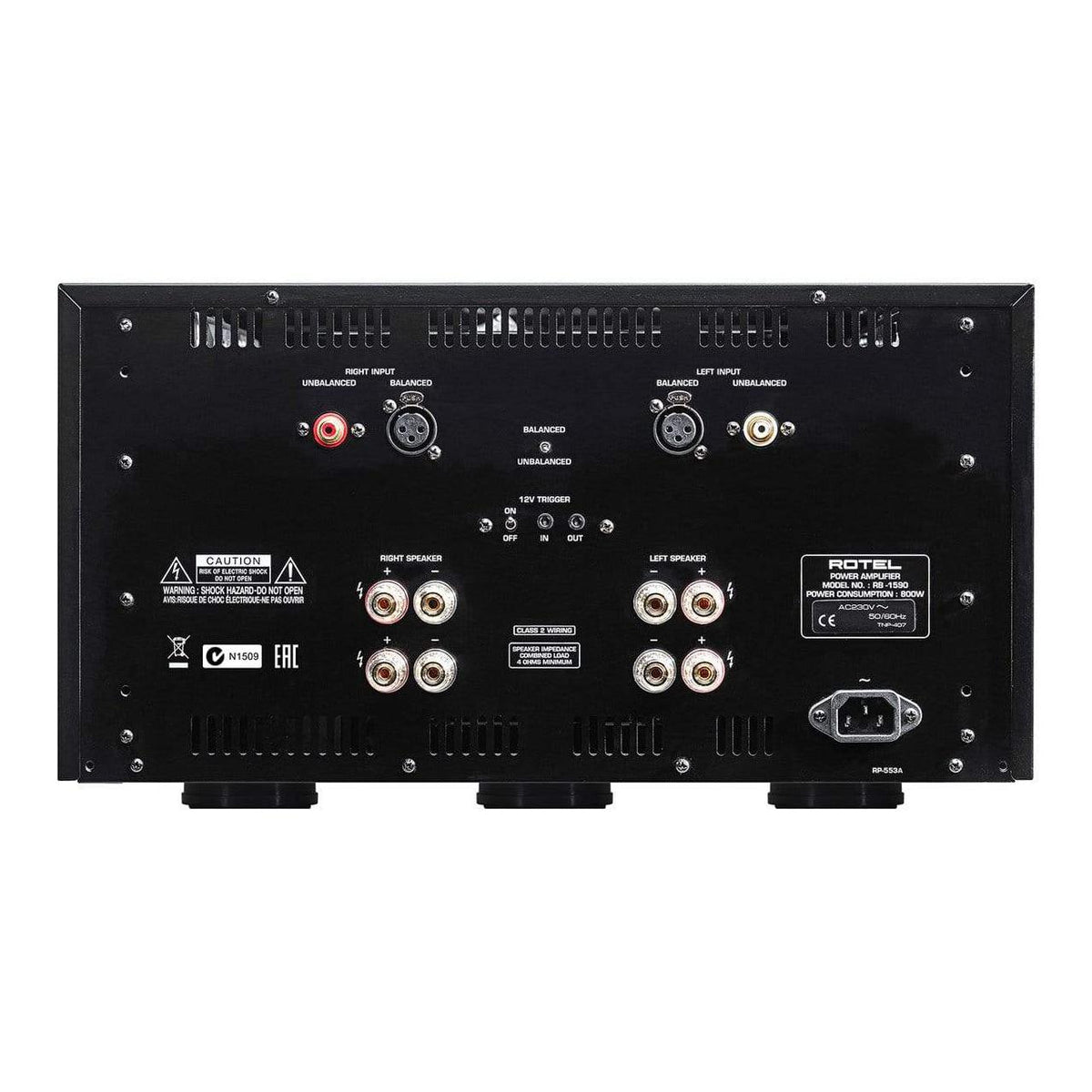 Rotel Rotel RB-1590 Stereo Power Amplifier - 350W Per Ch Power Amplifiers