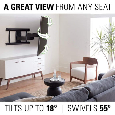 SANUS Advanced Full-Motion Premium TV Mount for 46” to 95” TVs