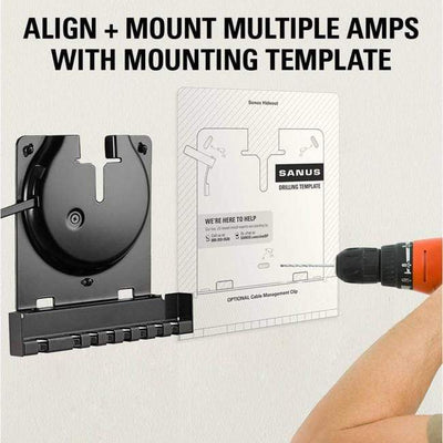 Sanus Slim Wall Mount Designed For Sonos Amp - WSSCAM1-B2