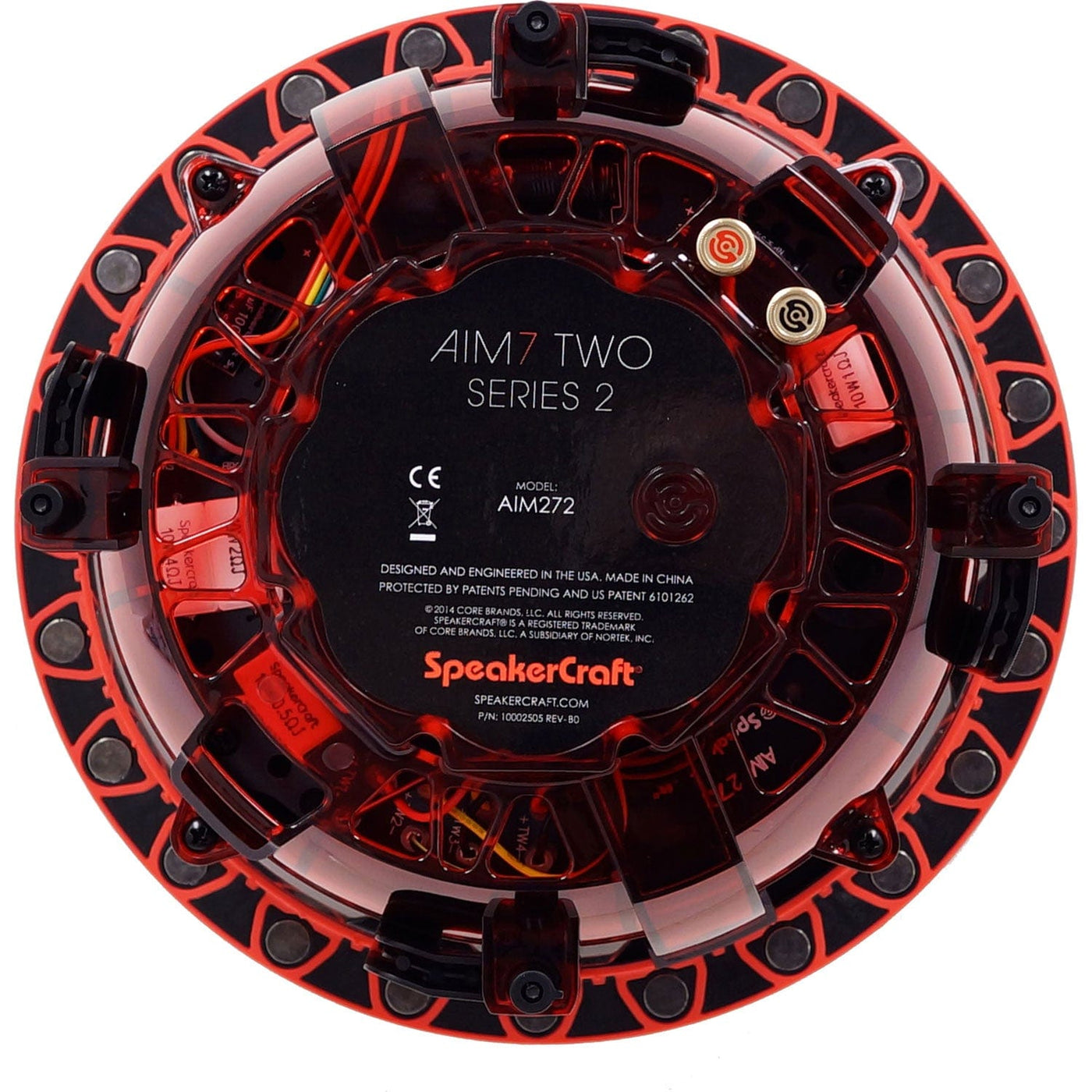 Speaker Craft AIM7 TWO Series 2 7″ 2-way In-Ceiling Speaker w/ Glass Fiber Woofer, Silk Dome ARC Tweeter Array