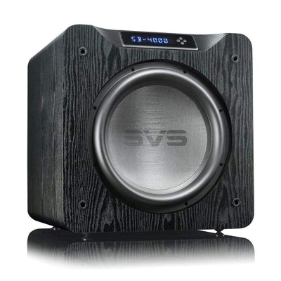 SVS Sound SVS SB4000 Sealed Subwoofer - Black Ash Subwoofer