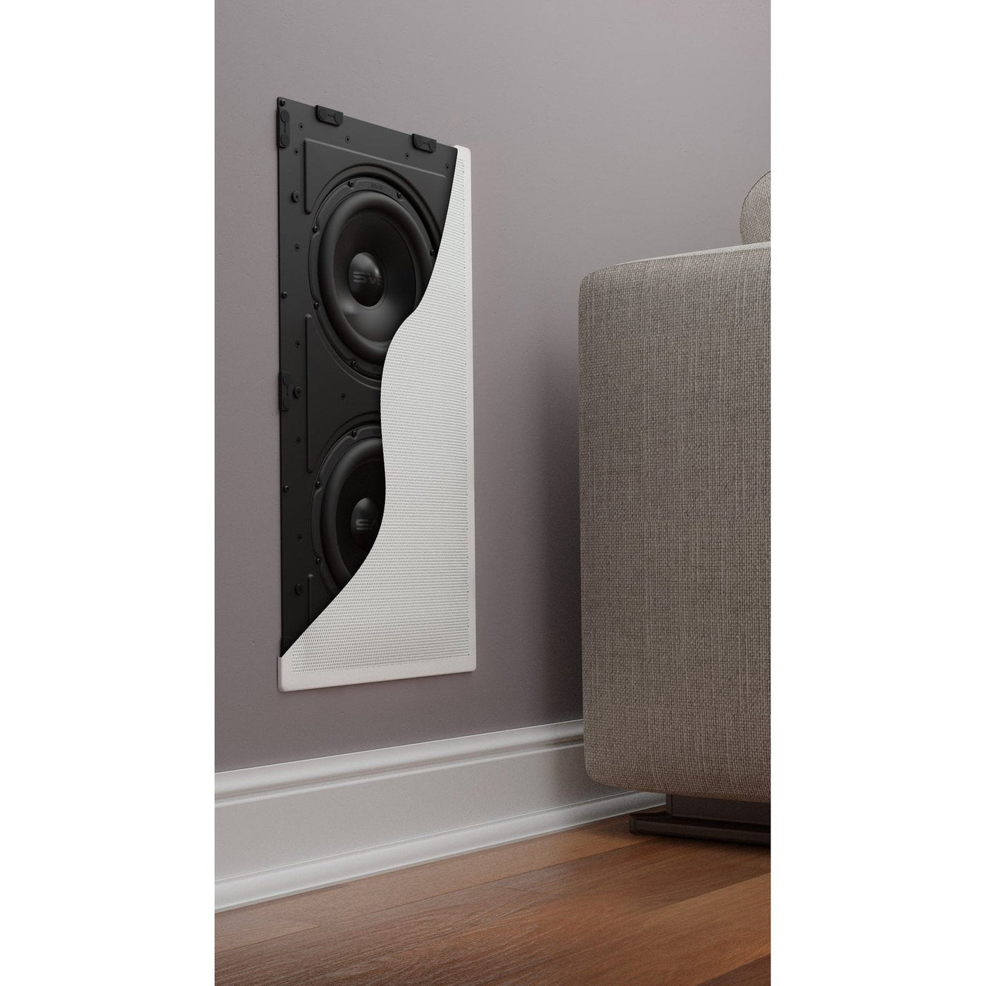 SVS Sound SVS 3000 In-Wall Single Subwoofer System (including rack-mount STA-800D2) Subwoofers