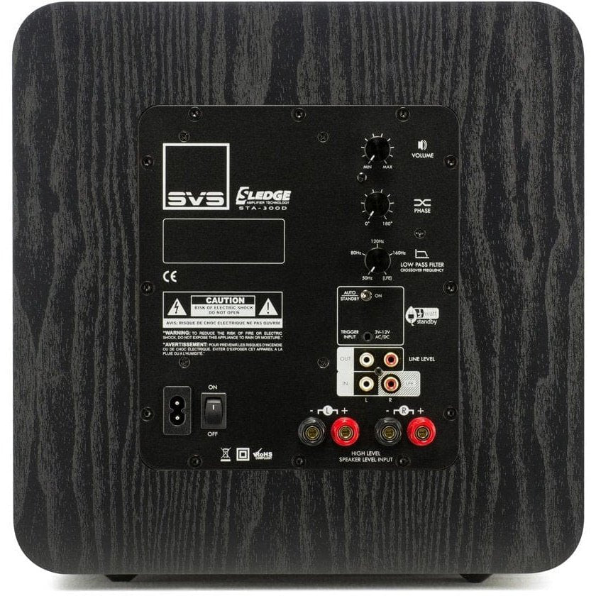 SVS Sound SVS SB1000 Classic Sealed Subwoofer - Black Ash Subwoofers