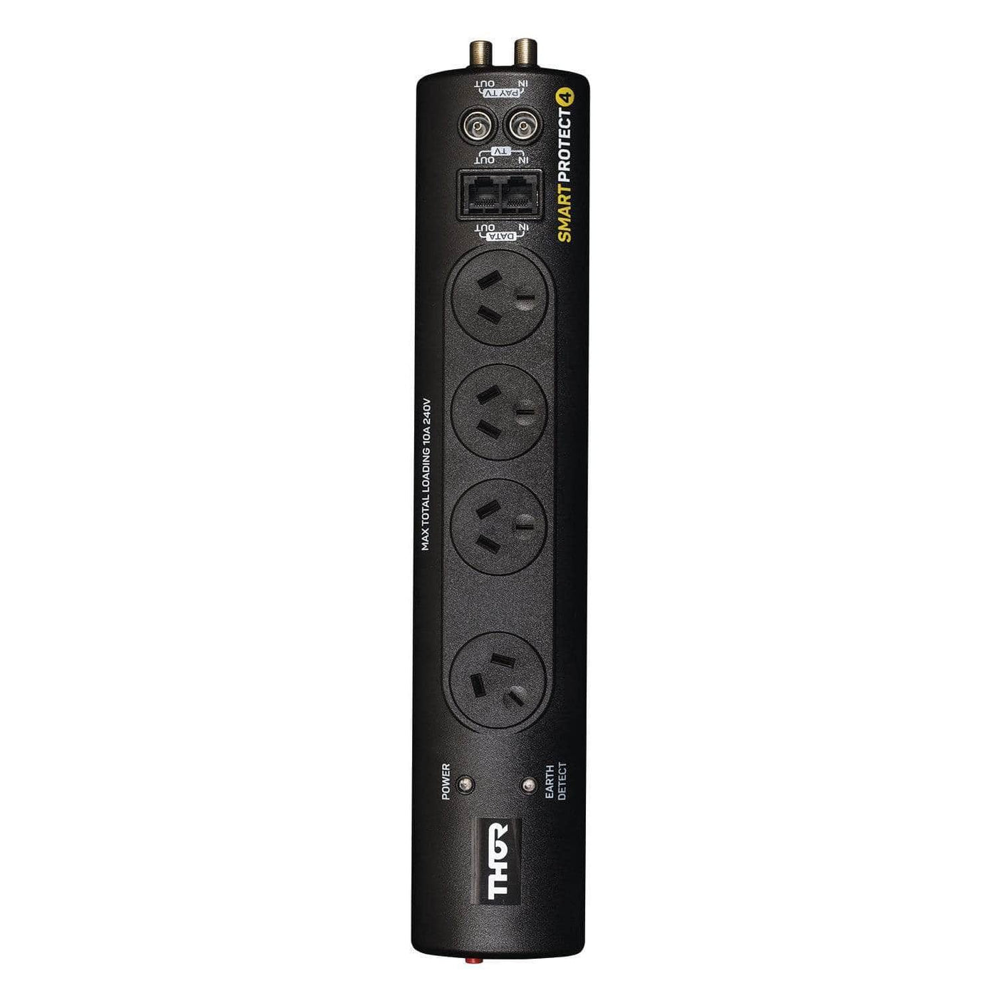 Thor Thor E/145S 4-Way Smart Protect Surge Protection Power Board Power