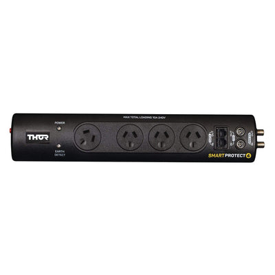 Thor Thor E/145S 4-Way Smart Protect Surge Protection Power Board Power