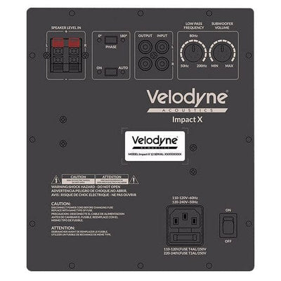 Velodyne Velodyne Impact X10 Bass Reflex 10" Subwoofer Subwoofer